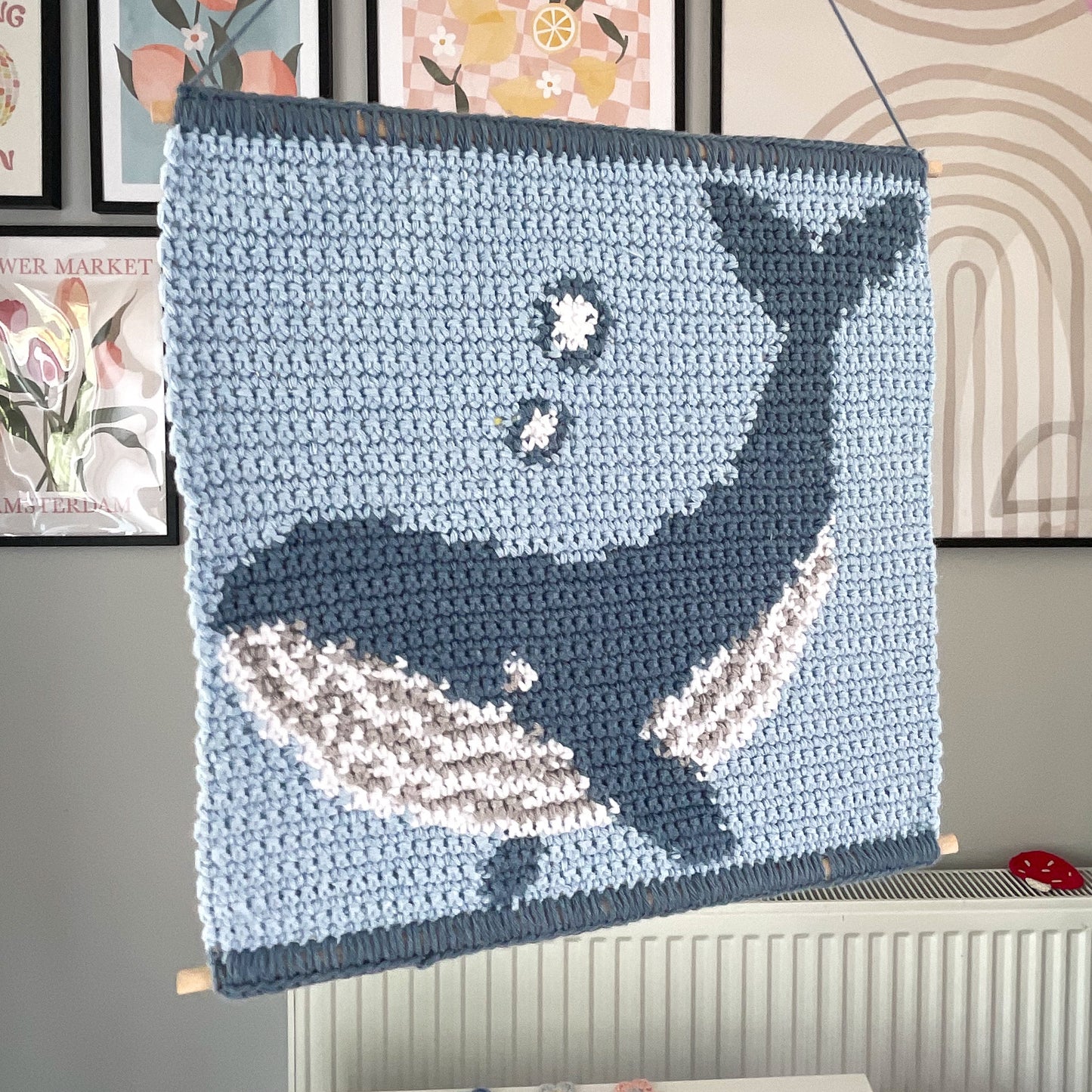 PDF | Crochet Whale Wall Hanging Pattern