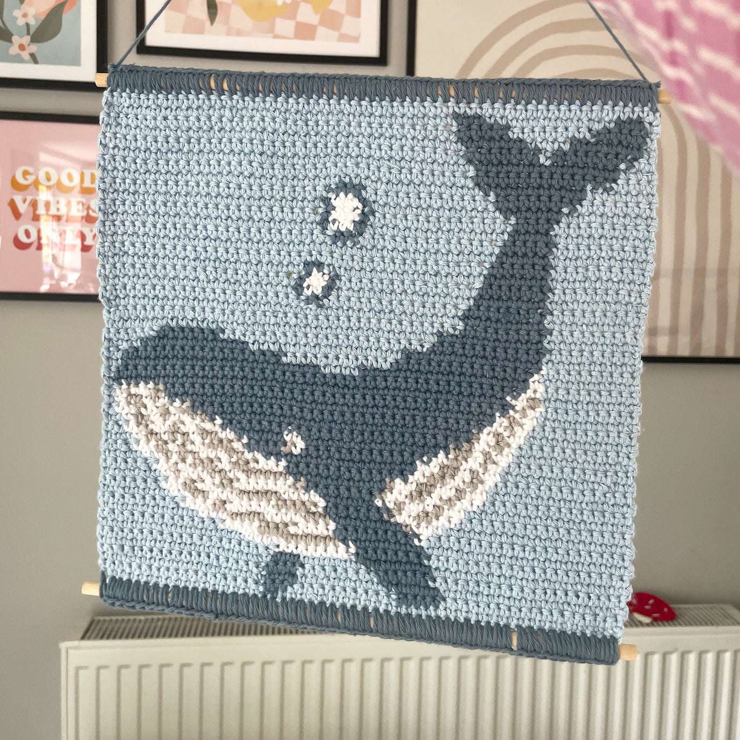 PDF | Crochet Whale Wall Hanging Pattern