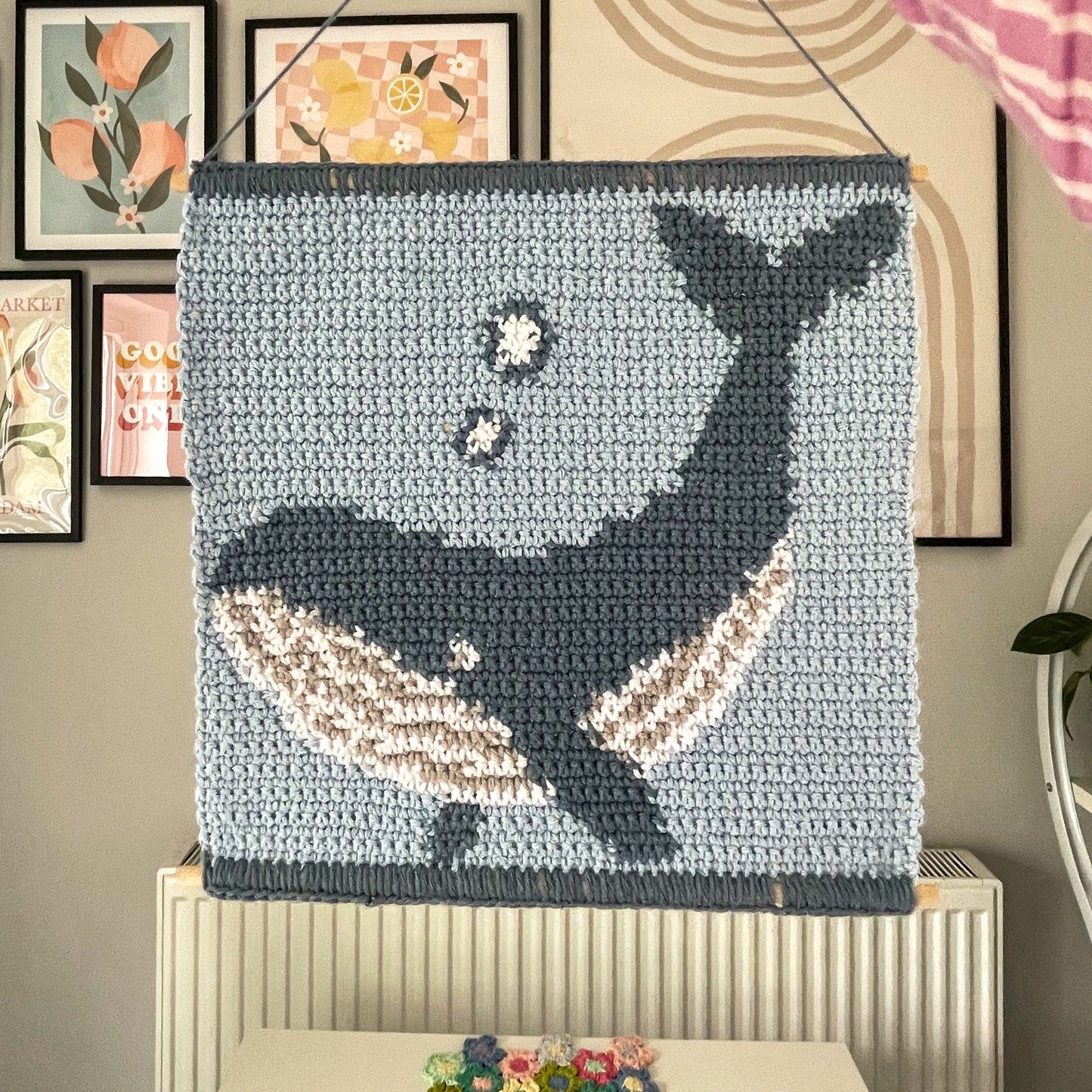 PDF | Crochet Whale Wall Hanging Pattern