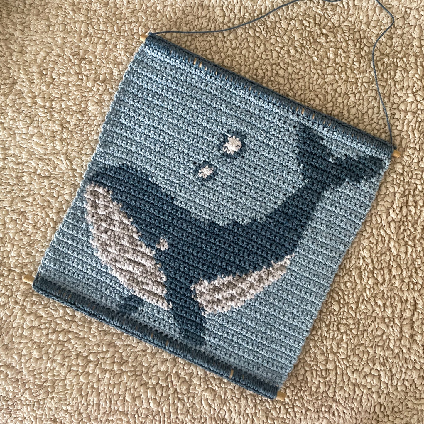 PDF | Crochet Whale Wall Hanging Pattern
