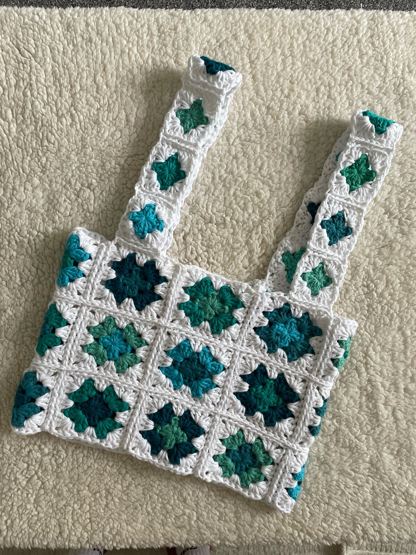PDF | Crochet Granny Square Crop Top Pattern