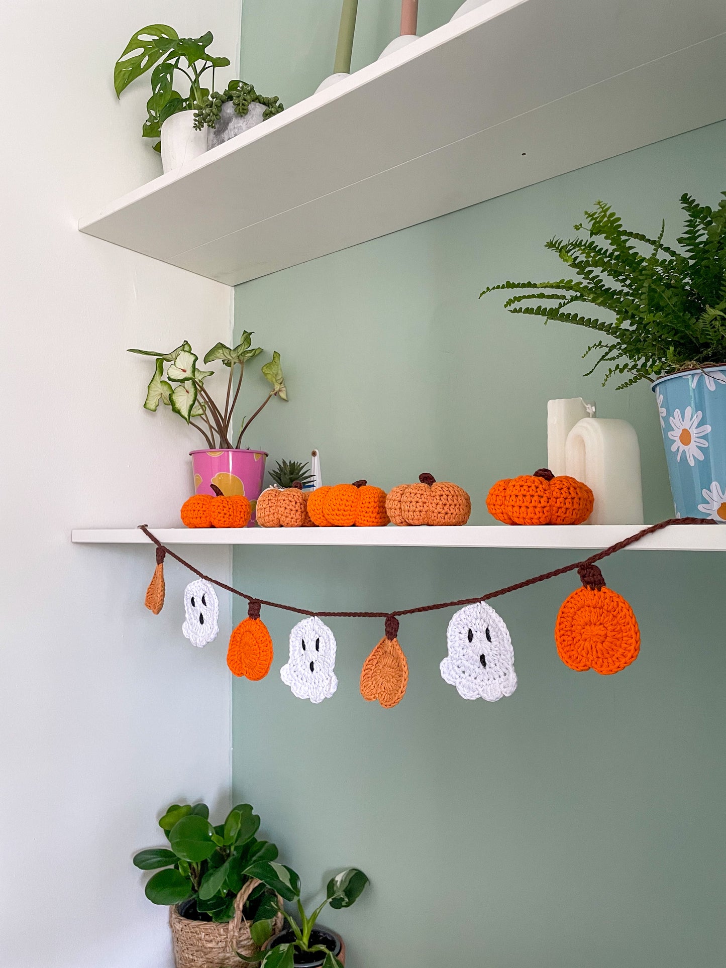 Crochet Halloween Garland