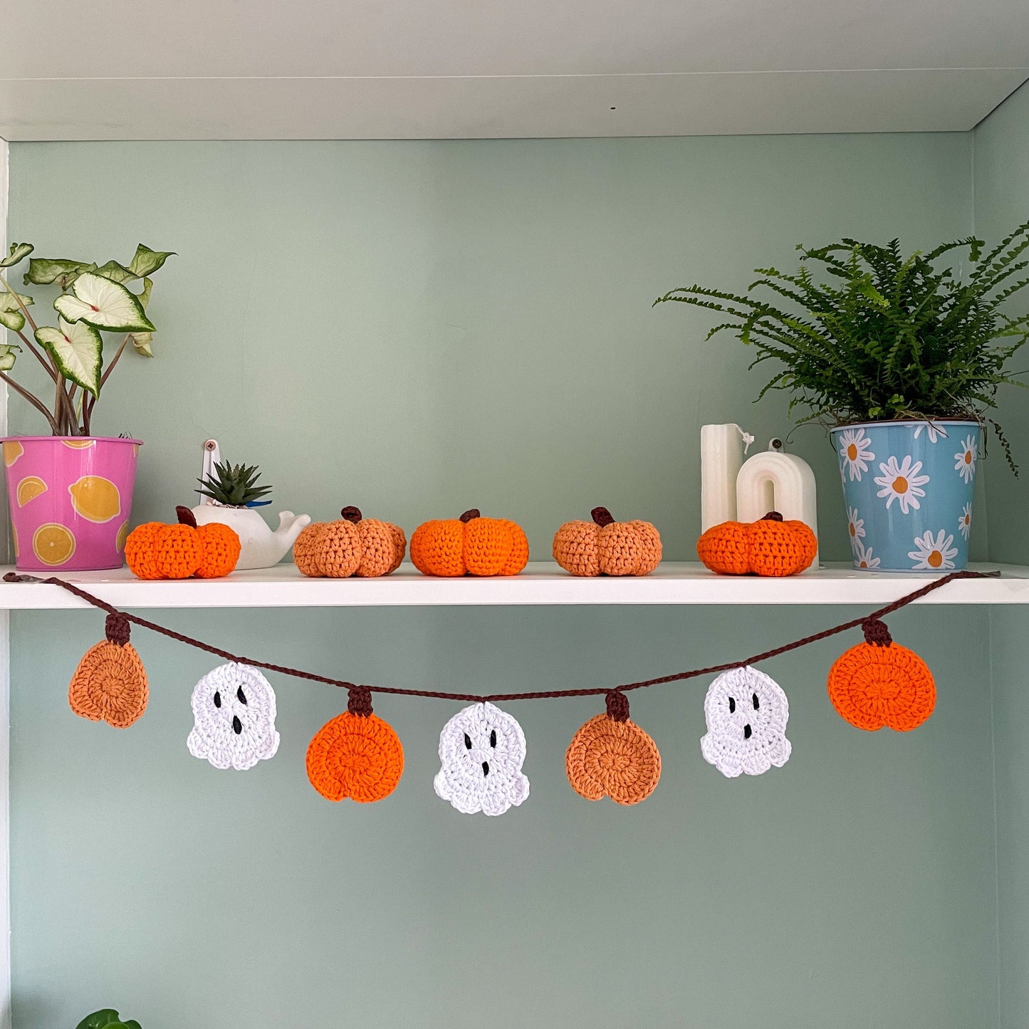Crochet Halloween Garland
