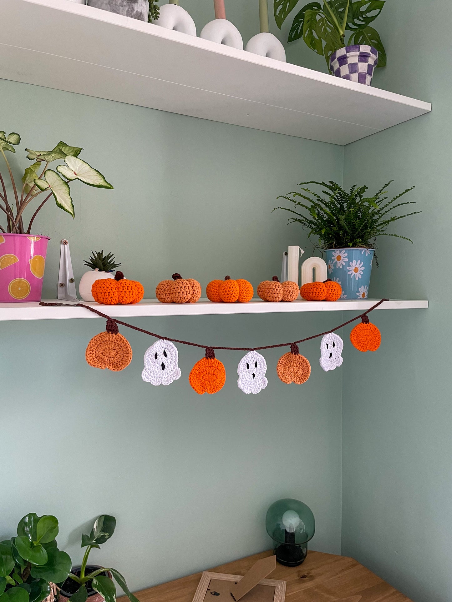 Crochet Halloween Garland