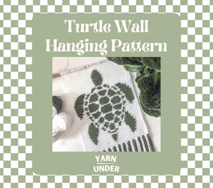 PDF | Crochet Turtle Wall Hanging Pattern