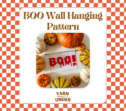 PDF | Crochet BOO Wall Hanging Pattern