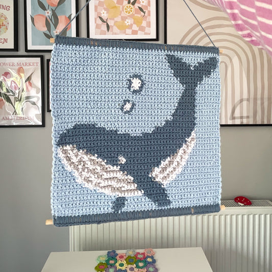PDF | Crochet Whale Wall Hanging Pattern