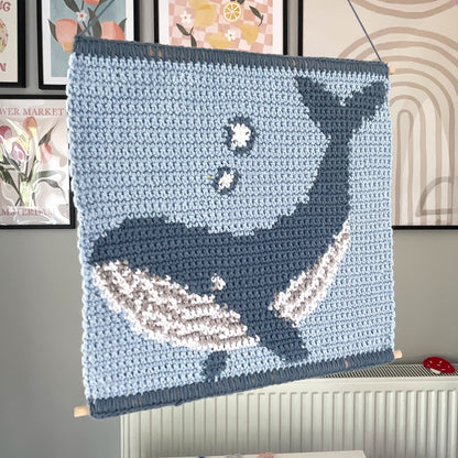 PDF | Crochet Whale Wall Hanging Pattern