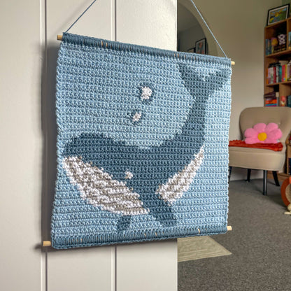 PDF | Crochet Whale Wall Hanging Pattern