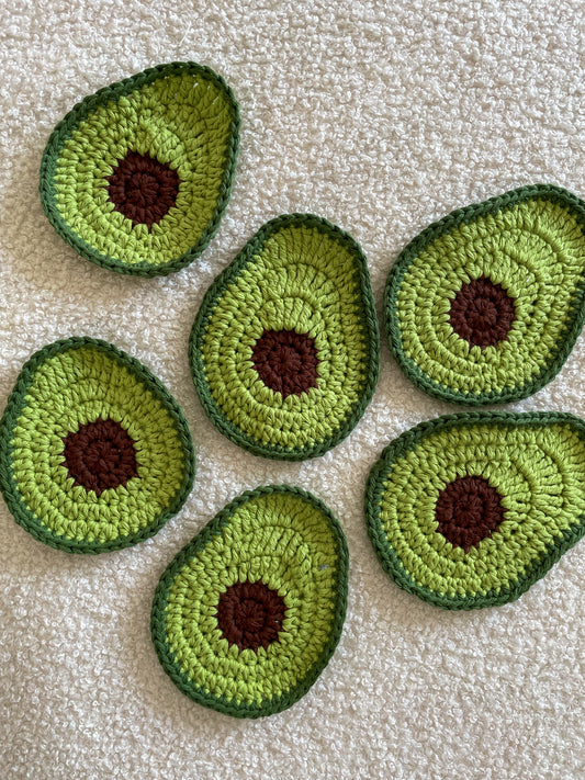 PDF | Crochet Avocado Coaster Pattern