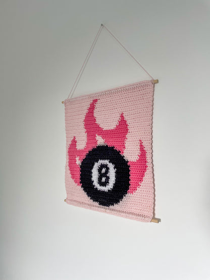 PDF | Crochet Eight Ball Wall Hanging Pattern