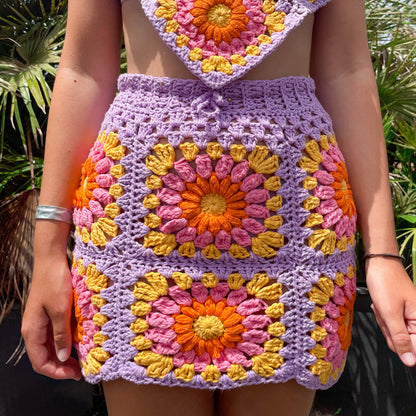 Crochet Flower Skirt