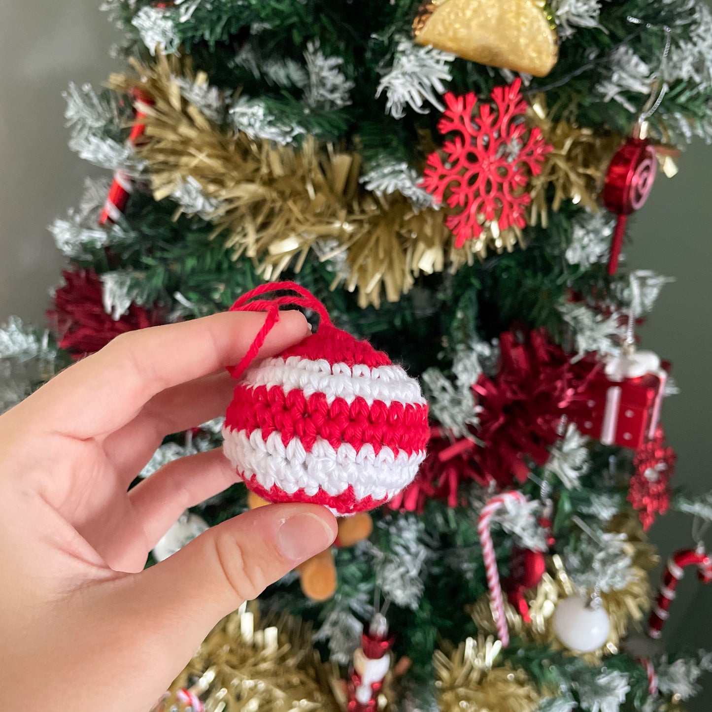 Crochet Christmas Tree Bauble