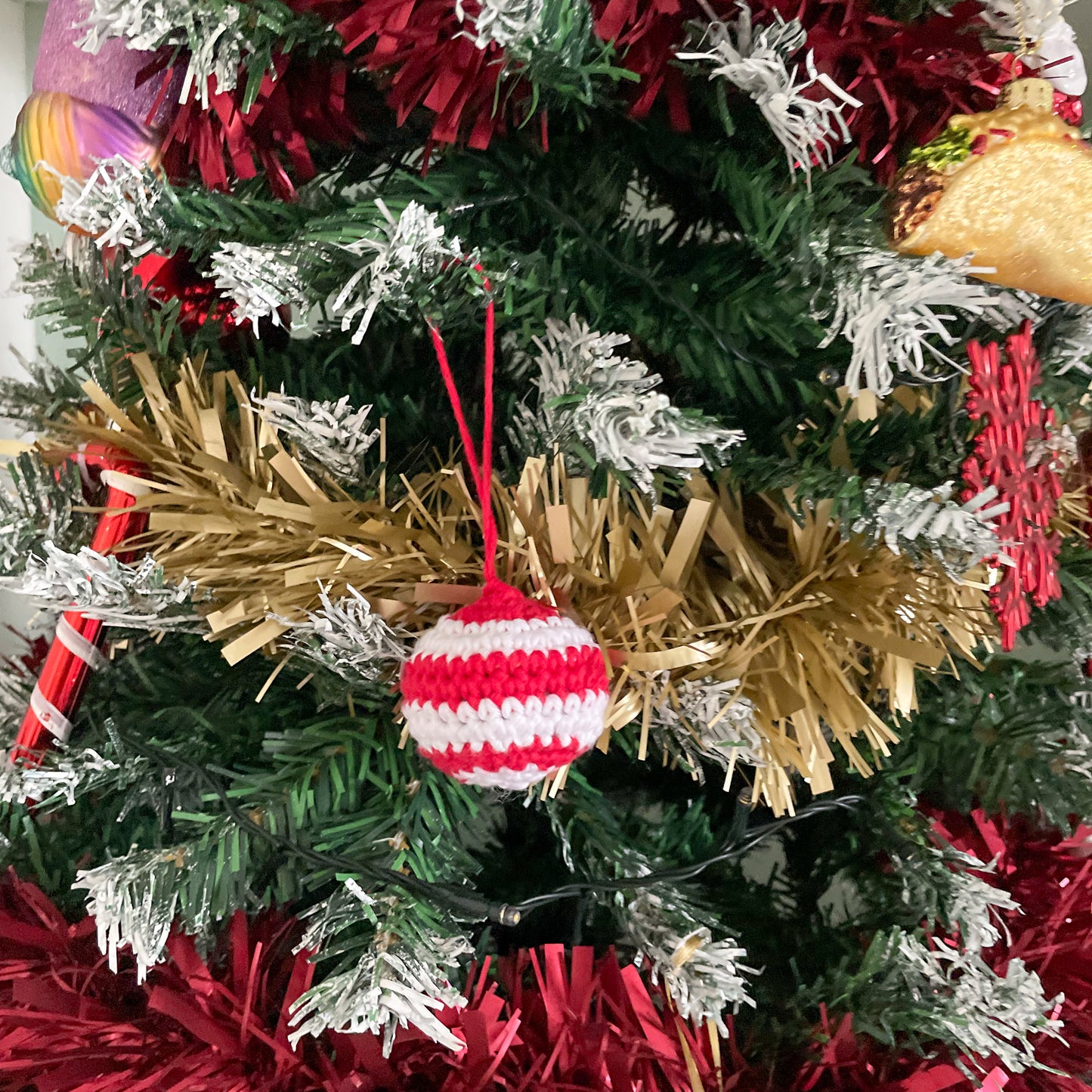 Crochet Christmas Tree Bauble