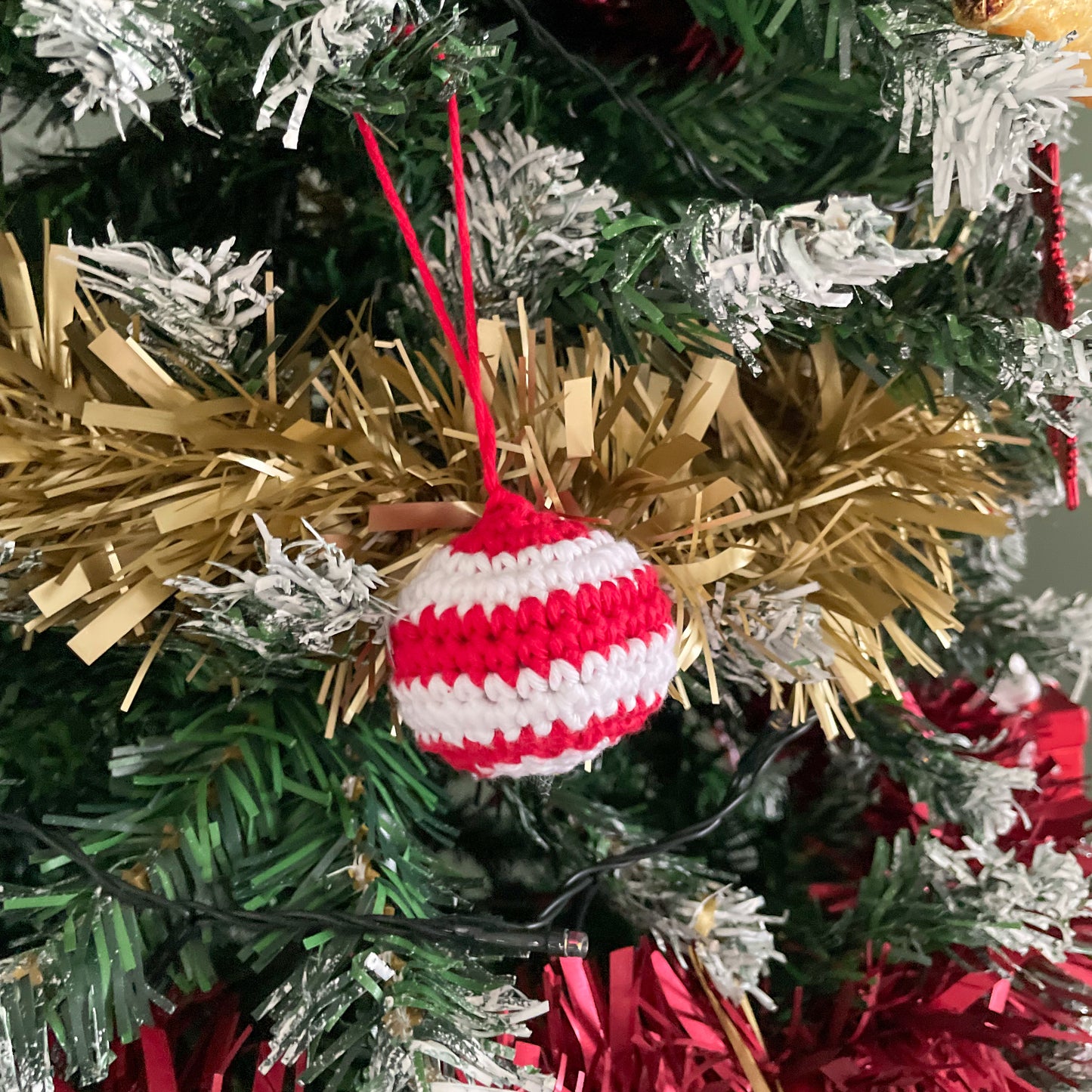 Crochet Christmas Tree Bauble