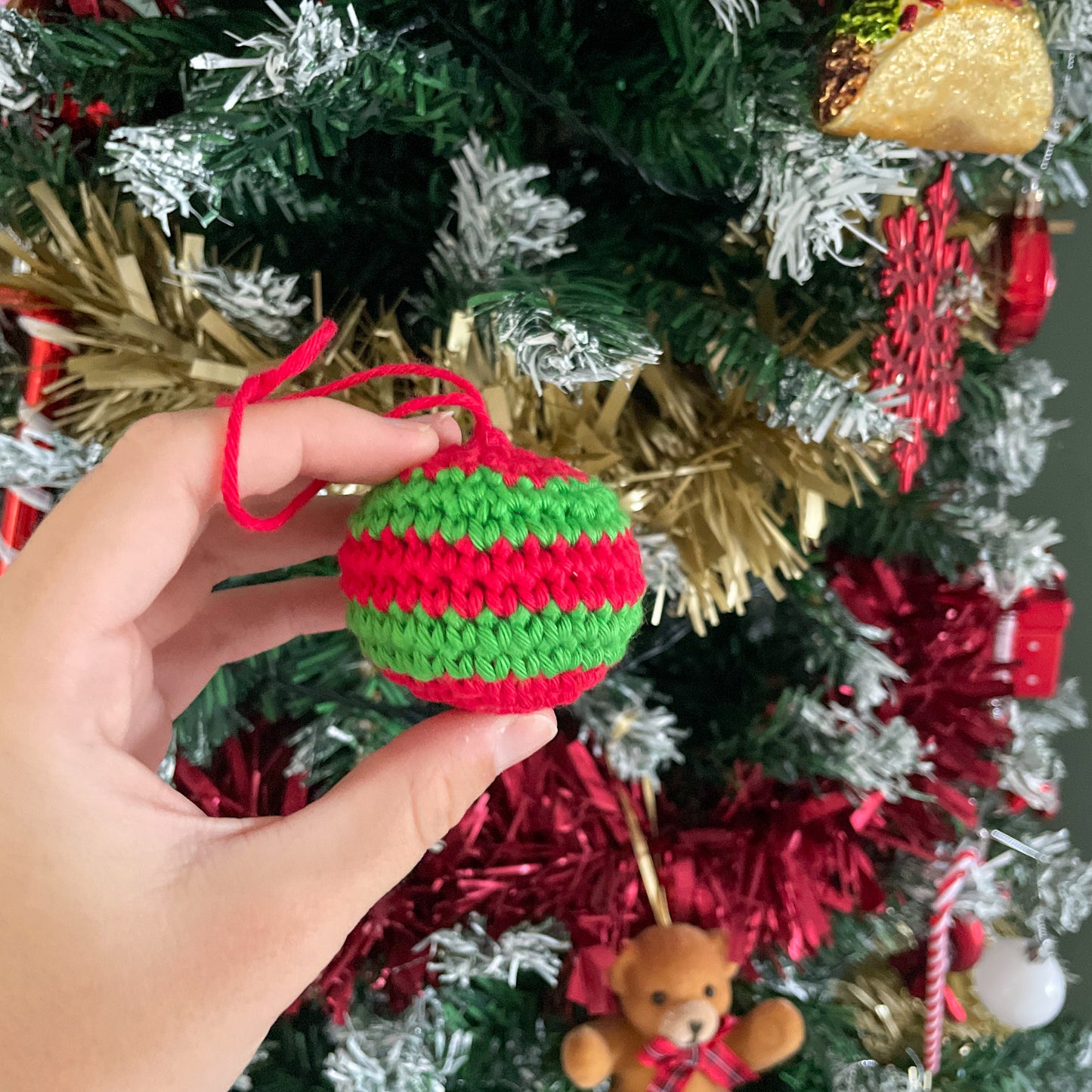 Crochet Christmas Tree Bauble