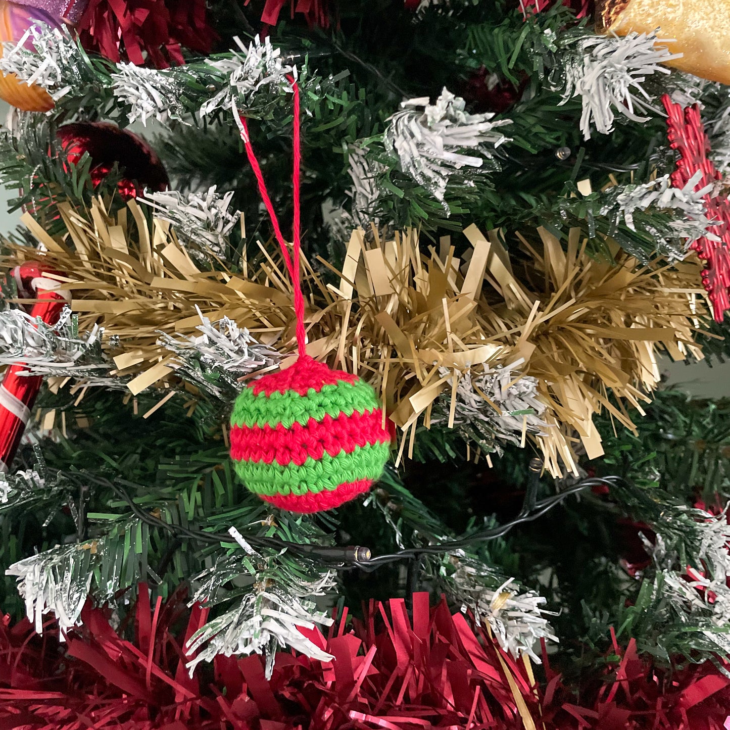 Crochet Christmas Tree Bauble