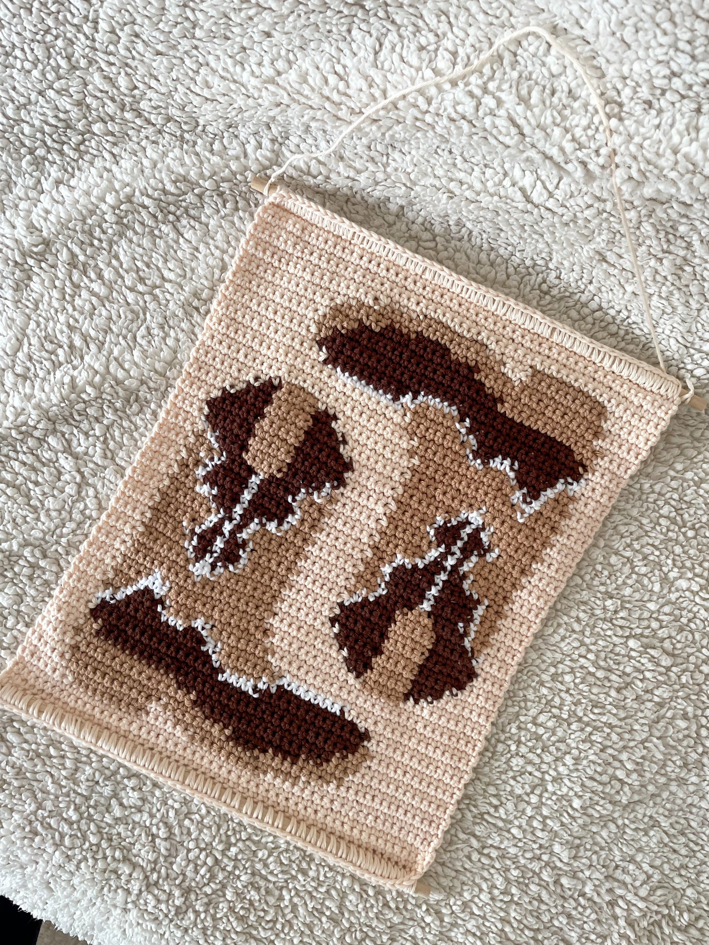 PDF | Crochet Cowboy Boots Wall Hanging Pattern