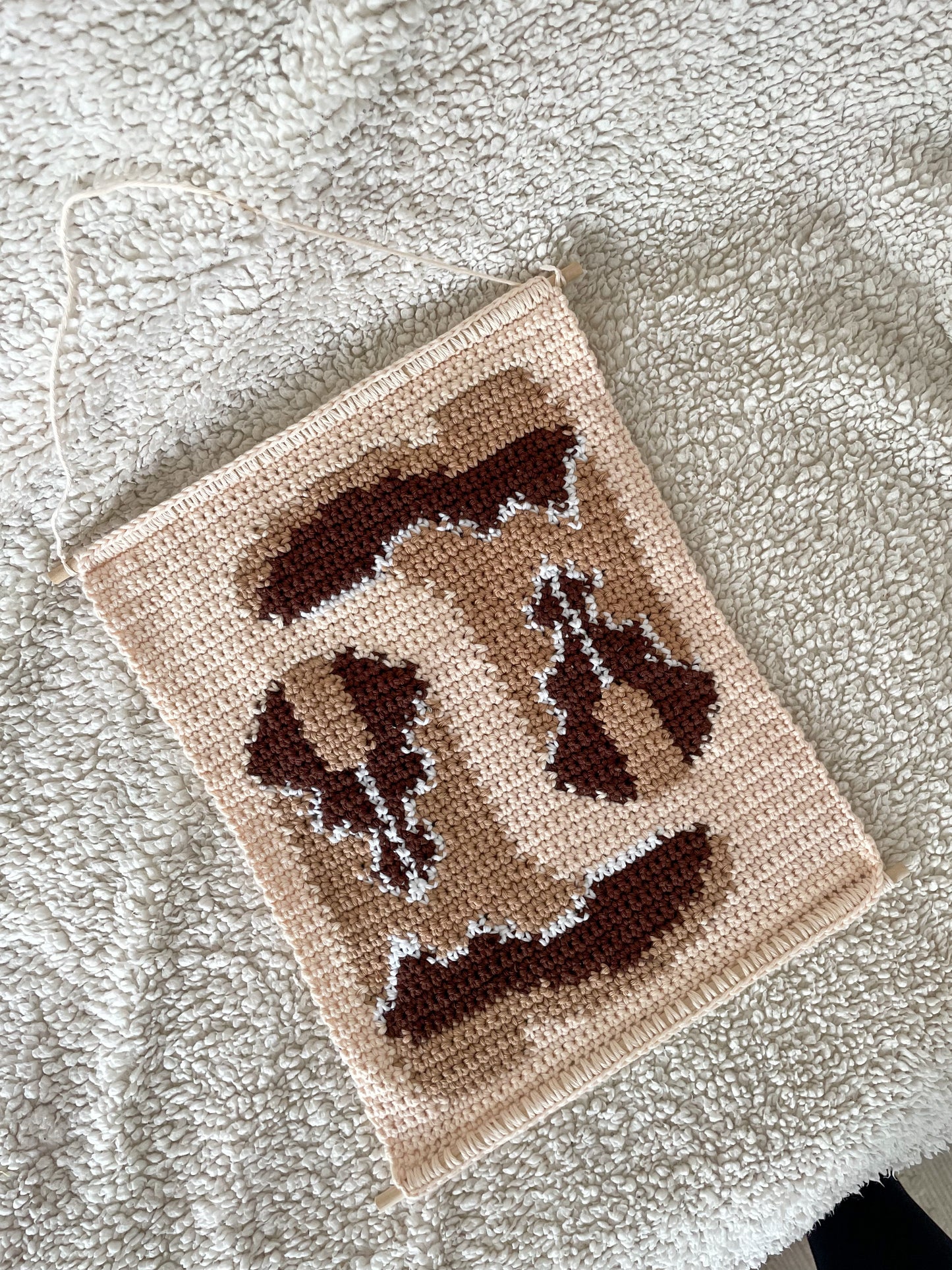 PDF | Crochet Cowboy Boots Wall Hanging Pattern