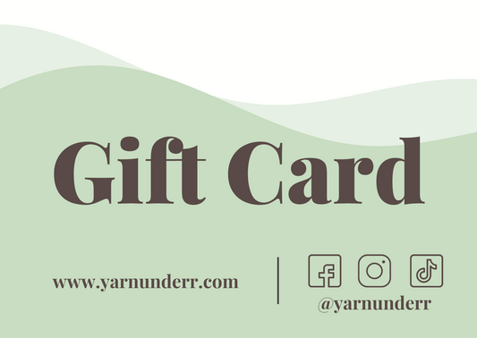 Yarn Under Gift Card