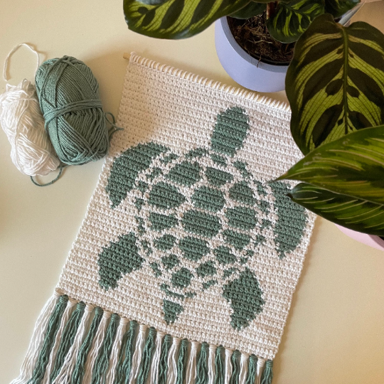 PDF | Crochet Turtle Wall Hanging Pattern