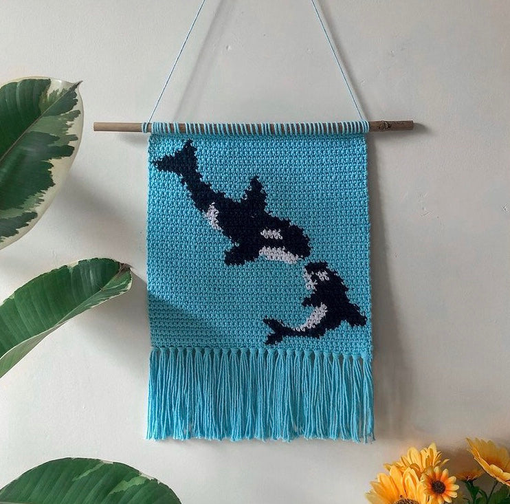 PDF | Crochet Orca Wall Hanging Pattern