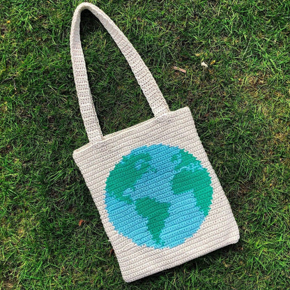 Earth Day Tote Bag Crochet Pattern