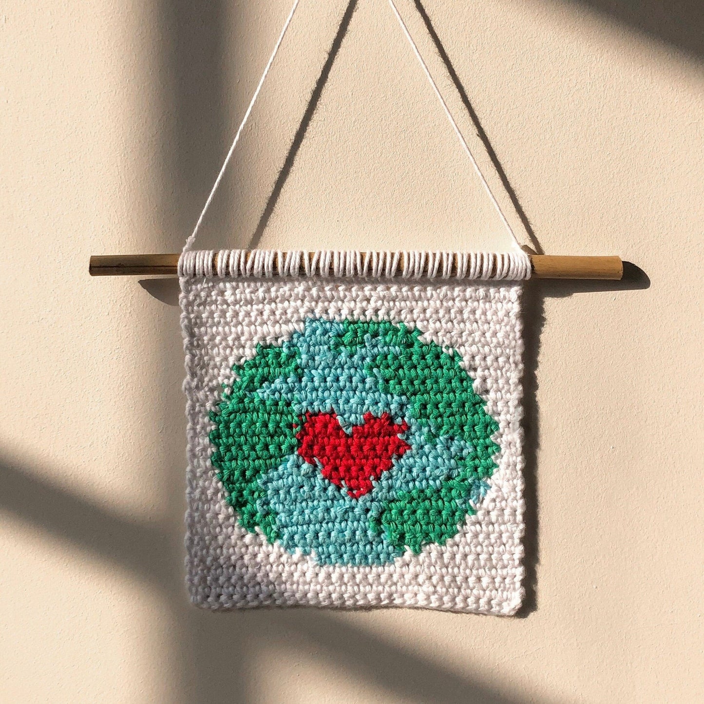 Mini Earth Day Wall Hanging Crochet Pattern